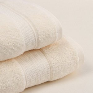 Полотенце махровое SL HOME: Classic «Айвори», 30x60 см, хлопок 100%, бежевое