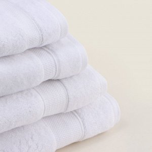Полотенце махровое SL HOME: Classic «Блан де Блан», 90x150 см, 100% хлопок, белое