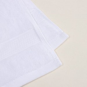 Полотенце махровое SL HOME: Classic «Блан де Блан», 90x150 см, 100% хлопок, белое