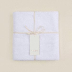Полотенце махровое SL HOME: Classic «Блан де Блан», 90x150 см, 100% хлопок, белое