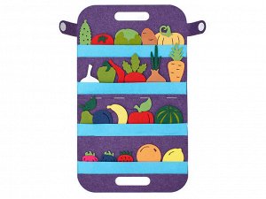 Сумка-игралка "овощи, фрукты и ягоды"
