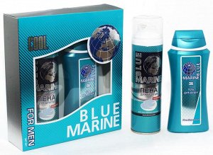 .ПН Mens Blue Marine COOL(гель д/душа 250+пена д/бритья 200)