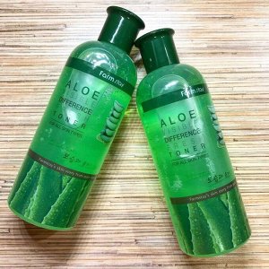 FarmStay Visible Difference Aloe Fresh Toner Тонер для лица "Алоэ", 350мл