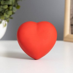 Фигурка светящаяся RISALUX «Сердце», LED-ночник, 2 Вт, красный, пластик, 3.5x8x7 см