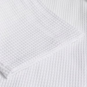 Халат вафельный женский SL HOME: Basic "Блан де Блан", 100% хлопок, 300 г/м2