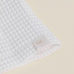 Халат вафельный женский SL HOME: Basic "Блан де Блан", 100% хлопок, 300 г/м2