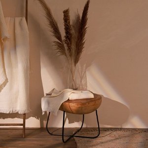 Полотенце вафельное SL HOME: Boho "Айвори" 90х150 см, 100% хлопок, 300 г/м2
