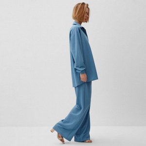 Костюм женский (рубашка, брюки) MINAKU: Home Collection, голубой