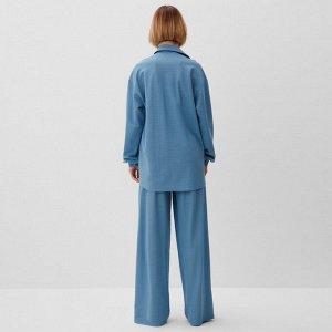 Костюм женский (рубашка, брюки) MINAKU: Home Collection, голубой