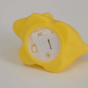 Фигурка светящаяся RISALUX «Трицератопс», LED-ночник, 2 Вт, 3xLR44 жёлтый, пластик, 3x5x4 см