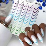 🌸 Слайдеры наклейки, хлопья юки, втирки, блестки