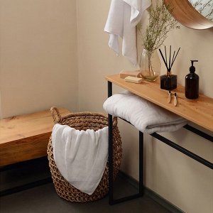 Полотенце махровое SL HOME: Classic «Блан де Блан», 90x150 см, 100% хлопок, белое