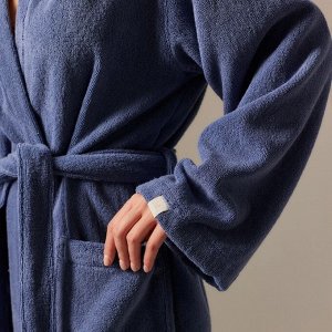 Халат махровый с капюшоном женский SL HOME: Basic "Ривьера", 100% хл, 420 г/м2