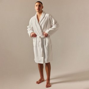 Халат махровый мужской SL HOE: Basic "Блан де Блан", 100% хлопок, 420 г/м2