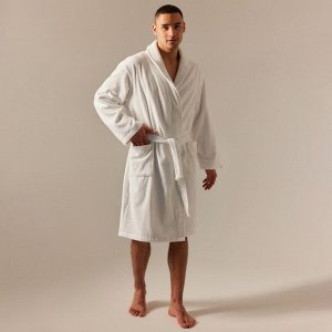 Халат махровый мужской SL HOE: Basic "Блан де Блан", 100% хлопок, 420 г/м2