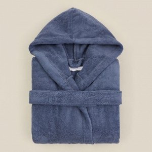 Халат махровый с капюшоном женский SL HOME: Basic "Ривьера", 100% хл, 420 г/м2