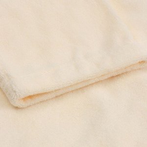 Халат махровый с капюшоном женский SL HOME: Basic "Айвори", 100% хл, 420 г/м2