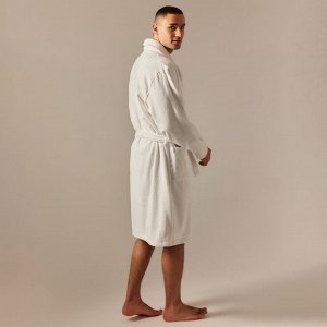 Халат махровый мужской SL HOE: Basic "Блан де Блан", 100% хлопок, 420 г/м2