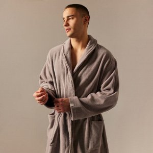 Халат махровый мужской SL HOE: Basic "Софт Мист", 100% хлопок, 420 г/м2