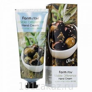 FarmStay Крем д/рук Visible Difference Olive 100 мл Олива