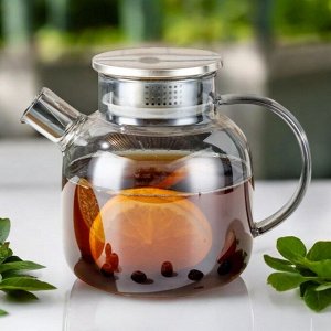 Заварочный чайник стеклянный, 1000 мл.