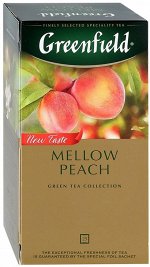 Зеленый чай в пакетиках Greenfield Peach Mellow, 25 шт
