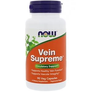 Now Foods, Vein Supreme, 90 растительных капсул