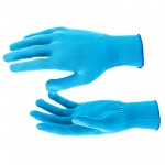 Перчатки из синтетической нити, 13 класс, цвет &quot;ультрамарин&quot;, XL// Россия