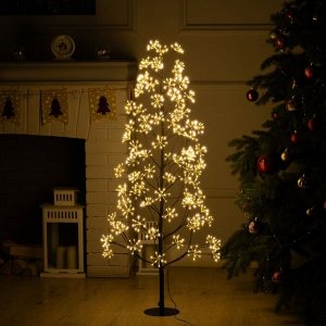 Светодиодный куст «Ель» 1.2 м, 900 LED, 31 В, свечение тёплое белое