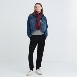 Женские утепленные штаны (длина 75 см.), черный
