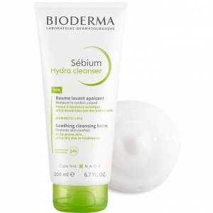 Биодерма Успокаивающий очищающий бальзам Hydra, 200 мл (Bioderma, Sebium)
