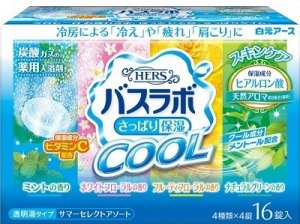 “Hakugen Earth” “HERS Bath Labo COOL” Освежающая соль для ванны с охлаждающим эффе