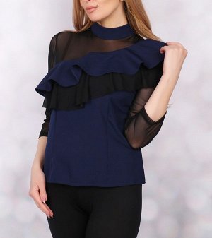 Блузка Стильная блузка. Отличный выбор для женского гардероба. Рисунок гипюровых элементов в ассортименте