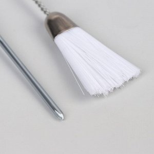 Сервисный набор для швейных машин, 3 предмета: отвёртка 2 шт., щётка