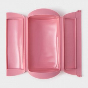 Конверт для запекания Доляна «Макси», силикон, 26x14x7,5 см, цвет розовый