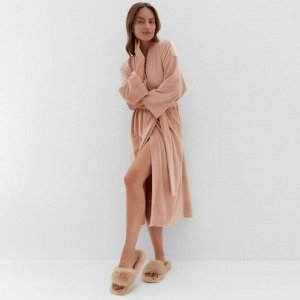 Халат женский KAFTAN Plushy, бежевый