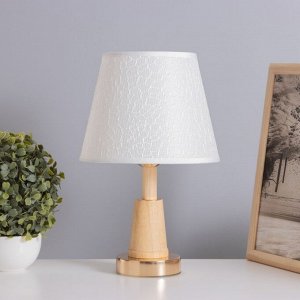 Лампа настольная «Нина» 1x40 Вт Е27 золото/коричневый 21x21x33 см