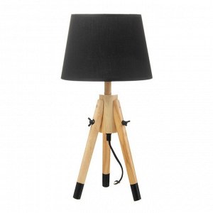Настольная лампа «Алсен» Е27 40 Вт черный 24x24x48 см RISALUX