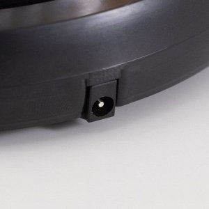 Фигурка светящаяся колба RISALUX «Паук с розой», LED-ночник, 1.5 Вт, 3xAAA, чёрный, USB, 11x11x21 см
