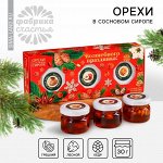 Подарочный набор новогодний: «Новый год: Волшебных праздников», орехи в сосновом сиропе, 90 г (3 шт. х 30 г).