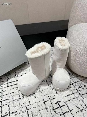 Сапоги женские замшевые зимние