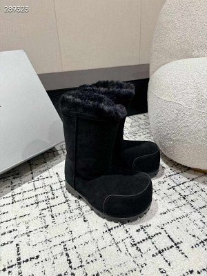 Сапоги женские замшевые зимние