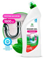 Средство щелочное для прочистки канализационных труб &quot;DIGGER-GEL&quot; 1500 мл