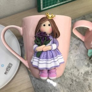 Кружка "Принцесса с букетом"