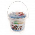 Тесто для лепки &quot;Холодное сердце&quot;, 7 цветов*30 гр.+2 формочки, арт.90243