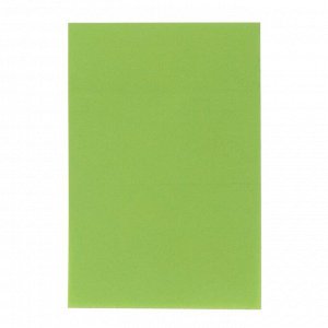 Блок с липким краем LeonВergo 51x76 мм, 100 листов, 75 г/м2, неоновый, зелёный