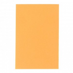 Блок с липким краем LeonВergo 51x76 мм, 100 листов, 75 г/м2, неоновый, оранжевый