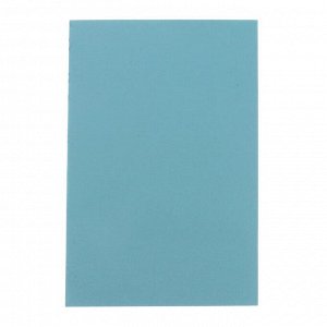 Блок с липким краем LeonВergo 51x76 мм, 100 листов, 75 г/м2, пастельный, голубой