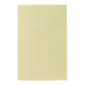 Блок с липким краем LeonВergo 51x76 мм, 100 листов, 75 г/м2, пастельный, жёлтый