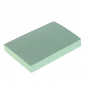 Блок с липким краем LeonВergo 51x76 мм, 100 листов, 75 г/м2, пастельный, зелёный